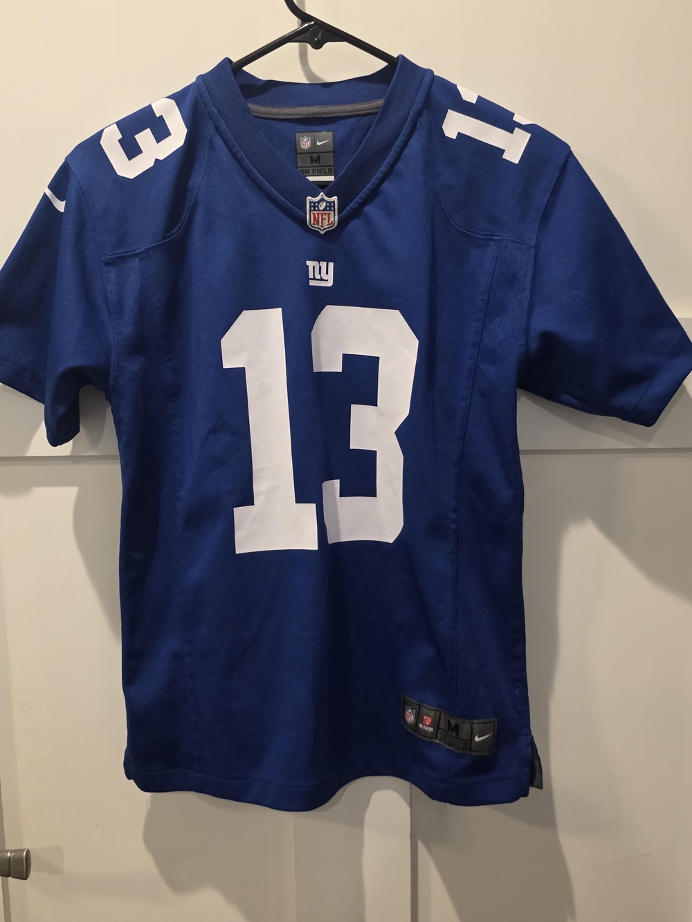 Nike New York Giants Jersey Youth Medium  Odell Beckham Jr #13 NFL On field